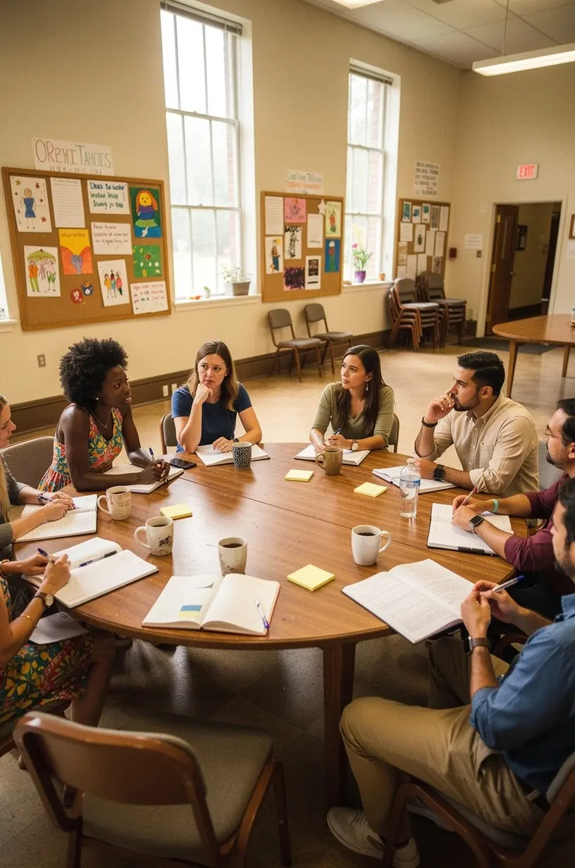 Collaborative learning psychology concepts and insights illustration.