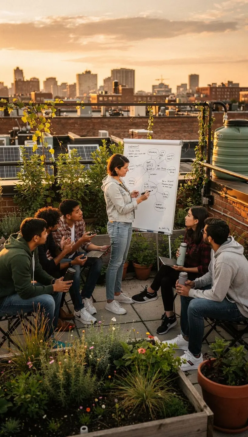 Professional business solutions illustration